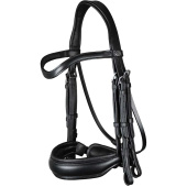 Bride de dressage Mat WC Noir Bride de dressage Mat WC Noir