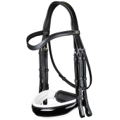 Bride de dressage Working Collection Noir/Blanc Bride de dressage Working Collection Noir/Blanc