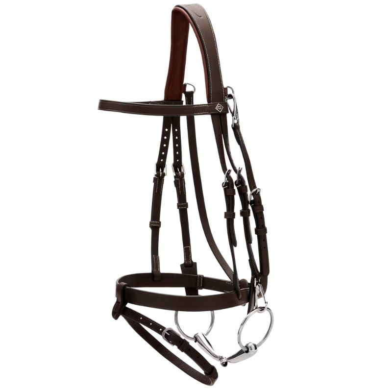 Bridon sans muserolle lisse WC marron
