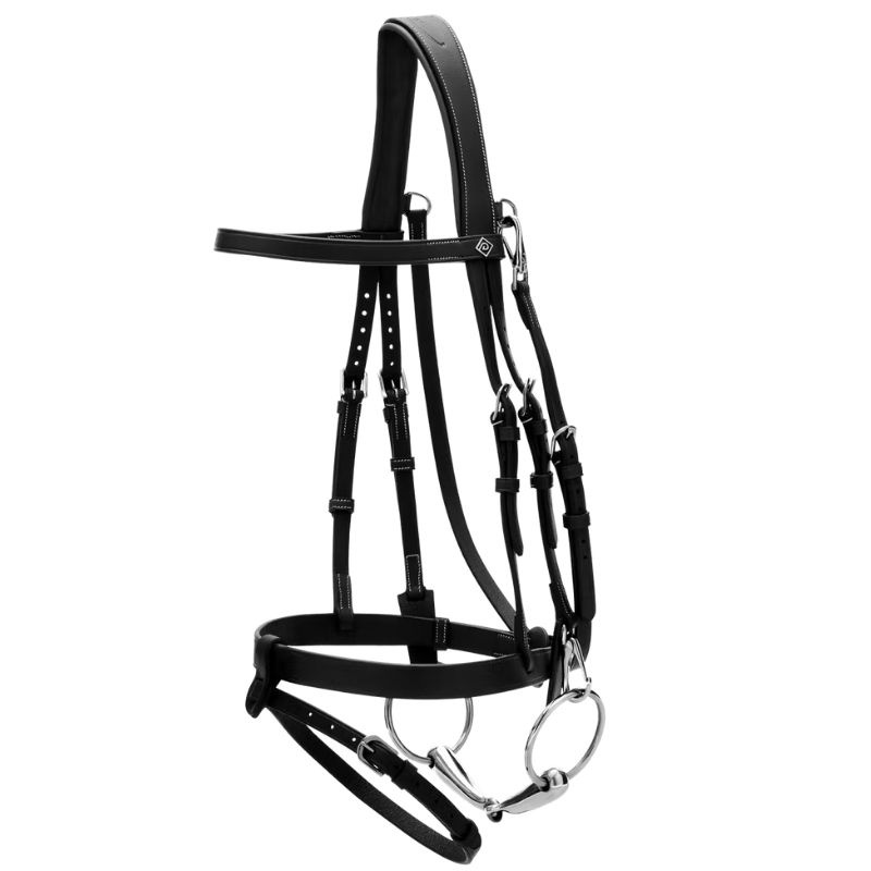 Bridon sans muserolle lisse WC noir