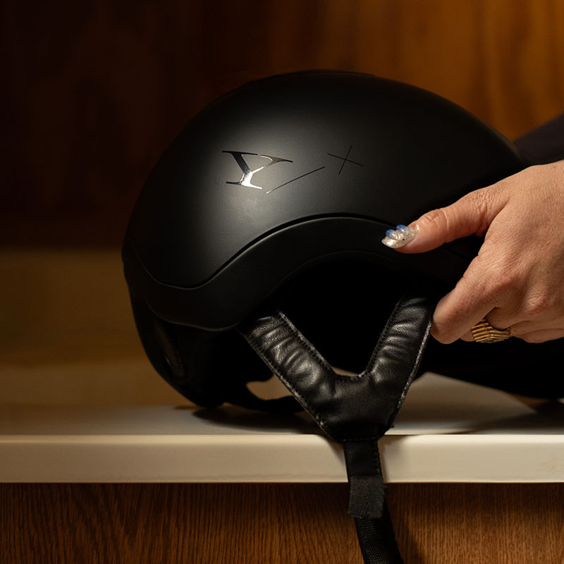 Casque d'équitation MIPS Hybrid 2.0 Noir
